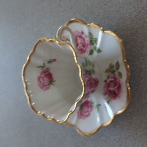 Vintage Rosina bone China tea cup saucer
